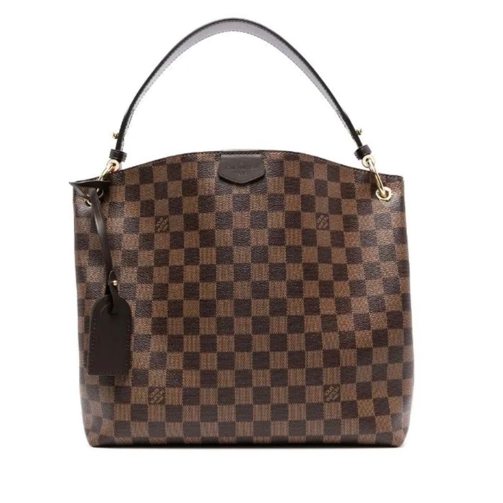 Pre-owned Damier Ebène Graceful PM handbag